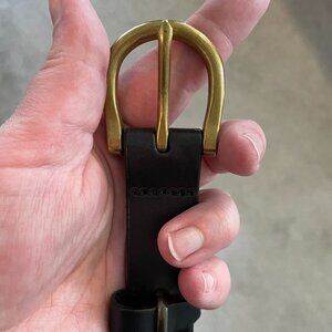 Madewell Women's Black Backcountry Belt